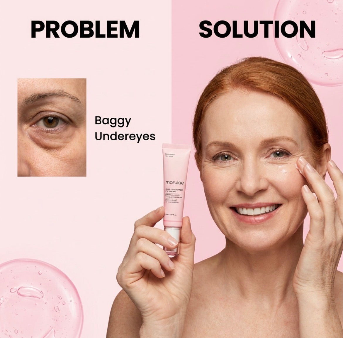 Marulae Salmon DNA PDRN Pink Peptide Eye Serum