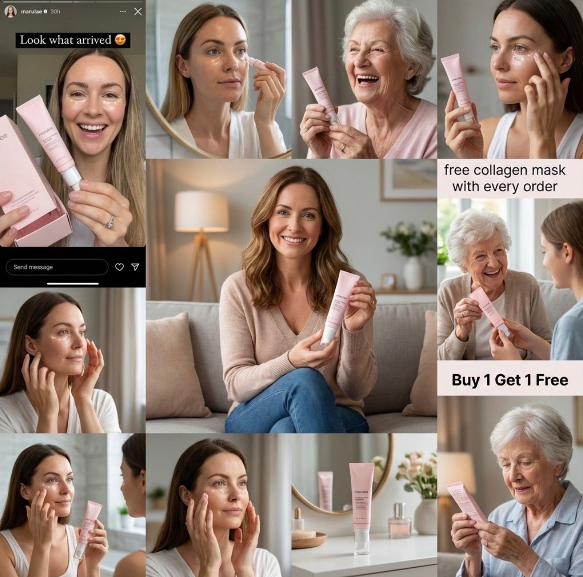 Marulae Salmon DNA PDRN Pink Peptide Eye Serum