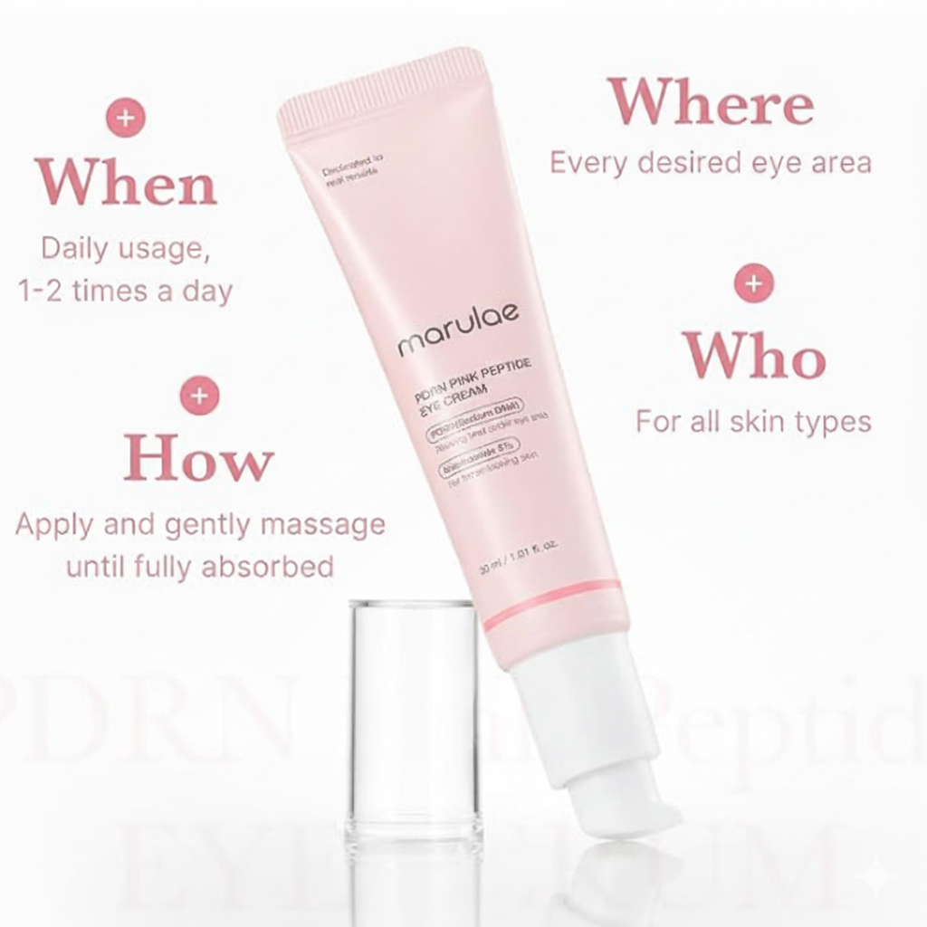 Marulae Salmon DNA PDRN Pink Peptide Eye Serum
