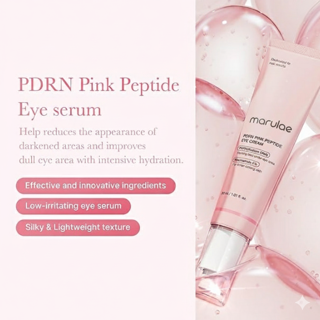 Marulae Salmon DNA PDRN Pink Peptide Eye Serum